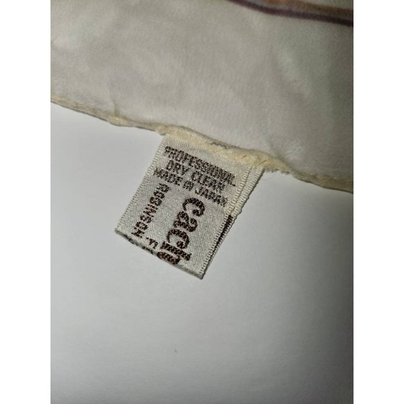 Vintage Cacharel Butterfly Sheer Robinson Solluser stitched hem 1970s Japan - Picture 5 of 5